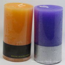 Church Use Color Scented Pillar Wax Candles